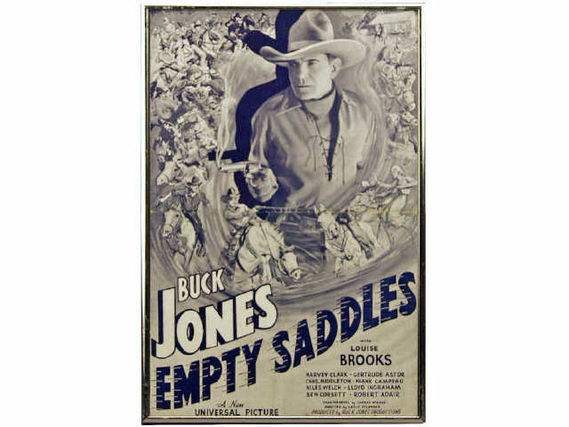 Appraisal: Original Buck Jones Movie Theatre six page publicity kit promoting