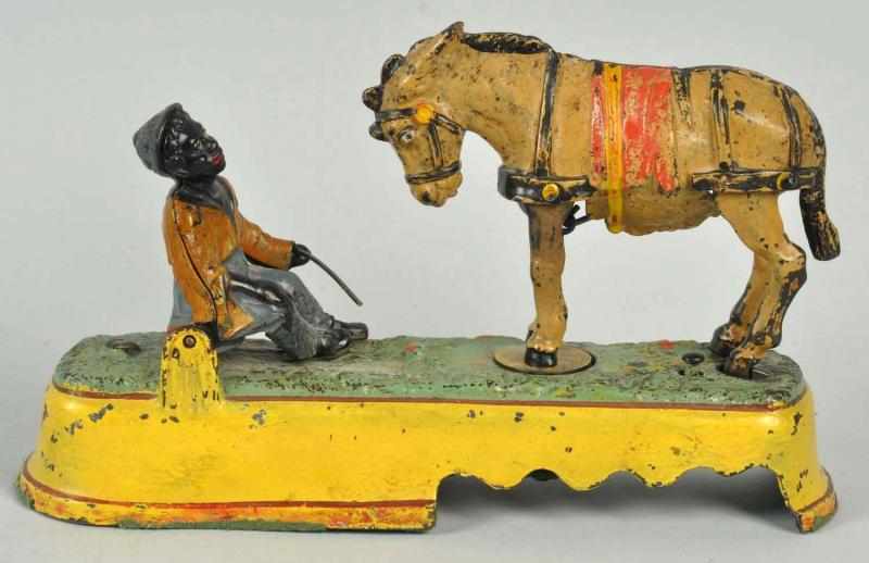 Appraisal: Cast Iron Spise A Mule Mechanical Bank Manufactured by J