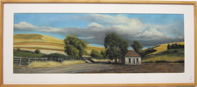 Appraisal: LESLIE WILLIAMS CAIN PASTEL ON PAPER Walla Walla Washington th