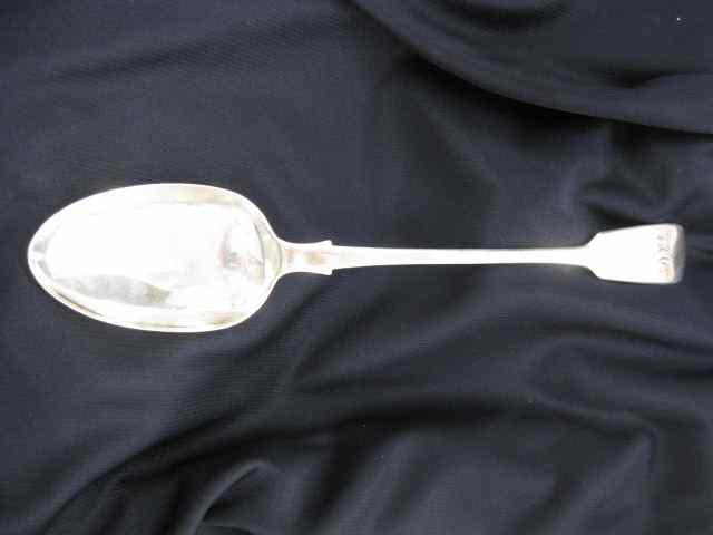 Appraisal: English Sterling Stuffing Spoon - '' long grams monogram by