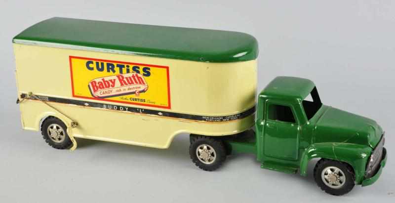 Appraisal: Pressed Steel Buddy L Curtiss Baby Ruth Truck Description American