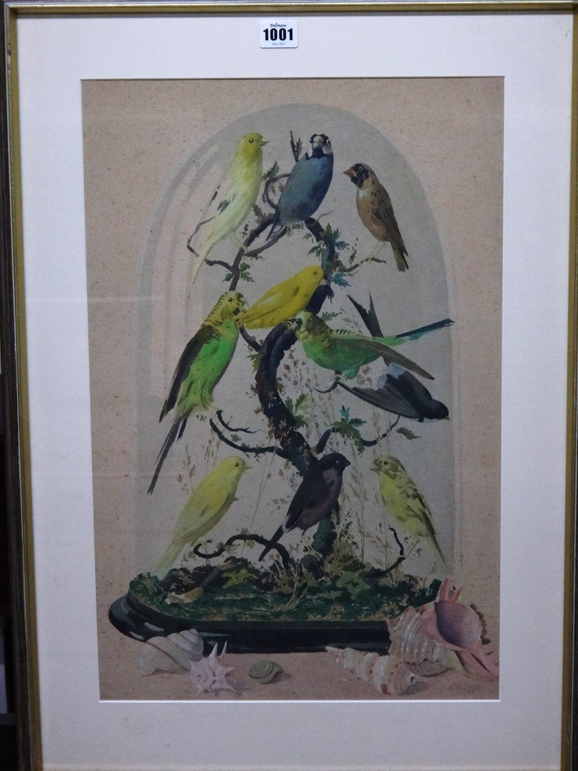 Appraisal: Ernst Michael Dinkel - Still life with birds A Scottish