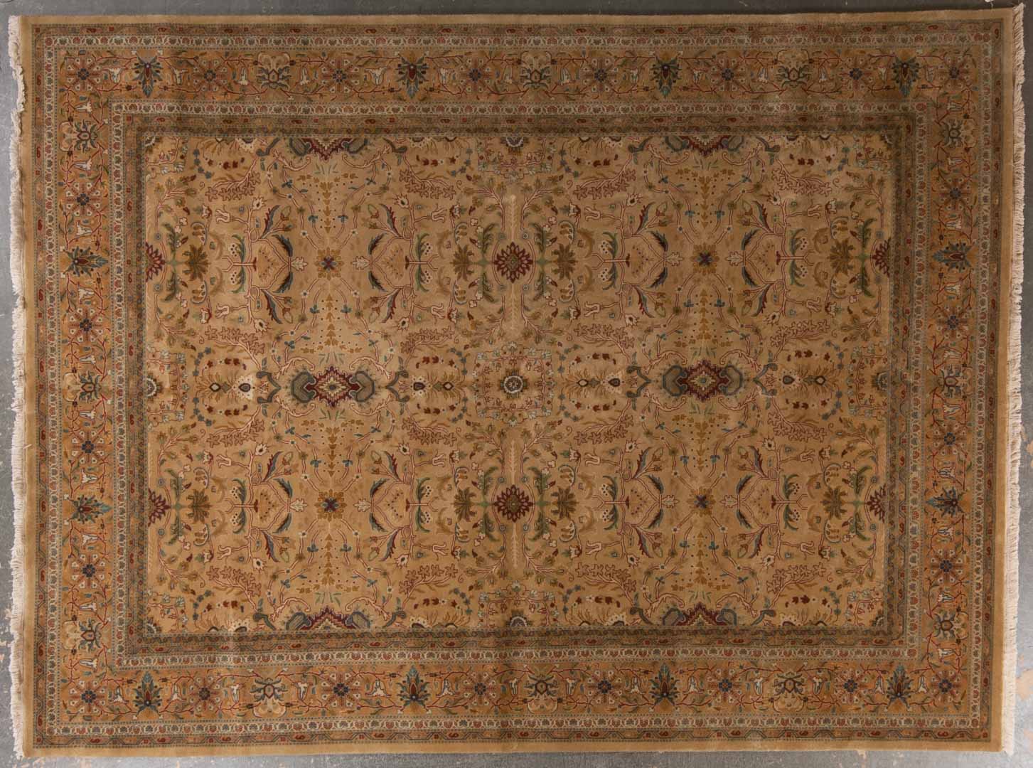 Appraisal: Indo-Tabriz rug approx x India modern Condition Even wear