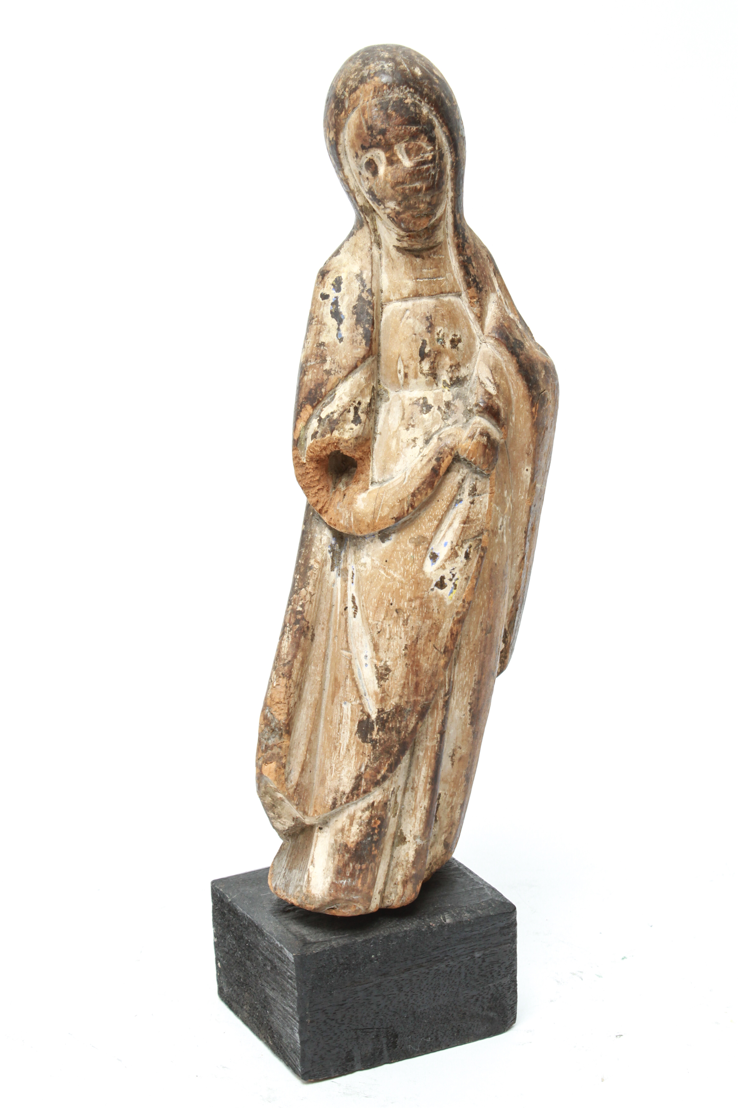 Appraisal: SANTOS SANTA MARIA CARVED WOOD SCULPTURE Santos Santa Maria carved