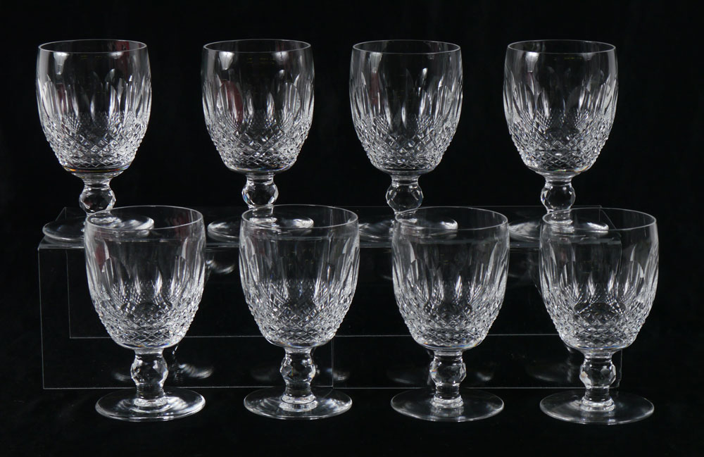 Appraisal: WATERFORD COLLEEN CRYSTAL WATER GOBLETS Each '' h