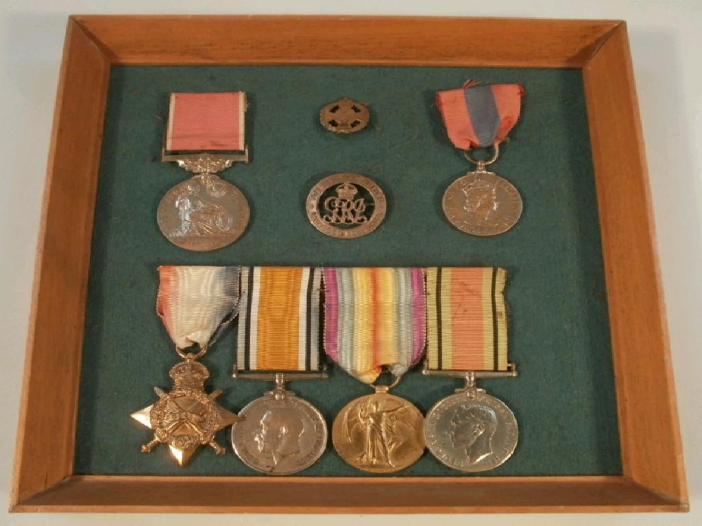 Appraisal: A medal group - Star - war medal and victory