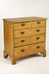 Appraisal: CHEST - th C American Chippendale walnut five drawer chest