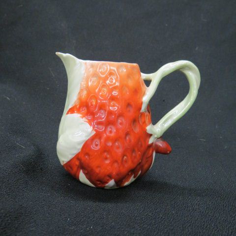 Appraisal: Royal Bayreuth Strawberry Figural Creamer excellent