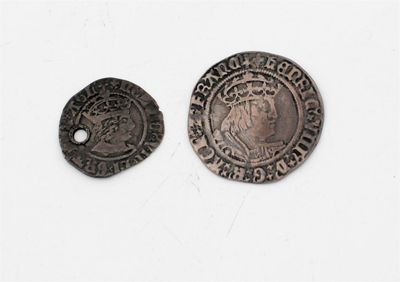 Appraisal: Henry VII - Silver Potrait Half-Groat York Archbishop Christopher Bainbridge