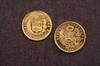 Appraisal: COINS - Two Republica Peruana gold coins - de Libra