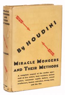 Appraisal: Houdini Harry Miracle Mongers and Their Methods New York Dutton