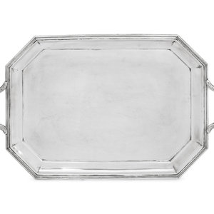 Appraisal: A German Silver Tray H J Wilm Berlin Late th