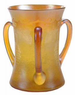 Appraisal: Tiffany Favrile Glass Loving Cup American late th early th