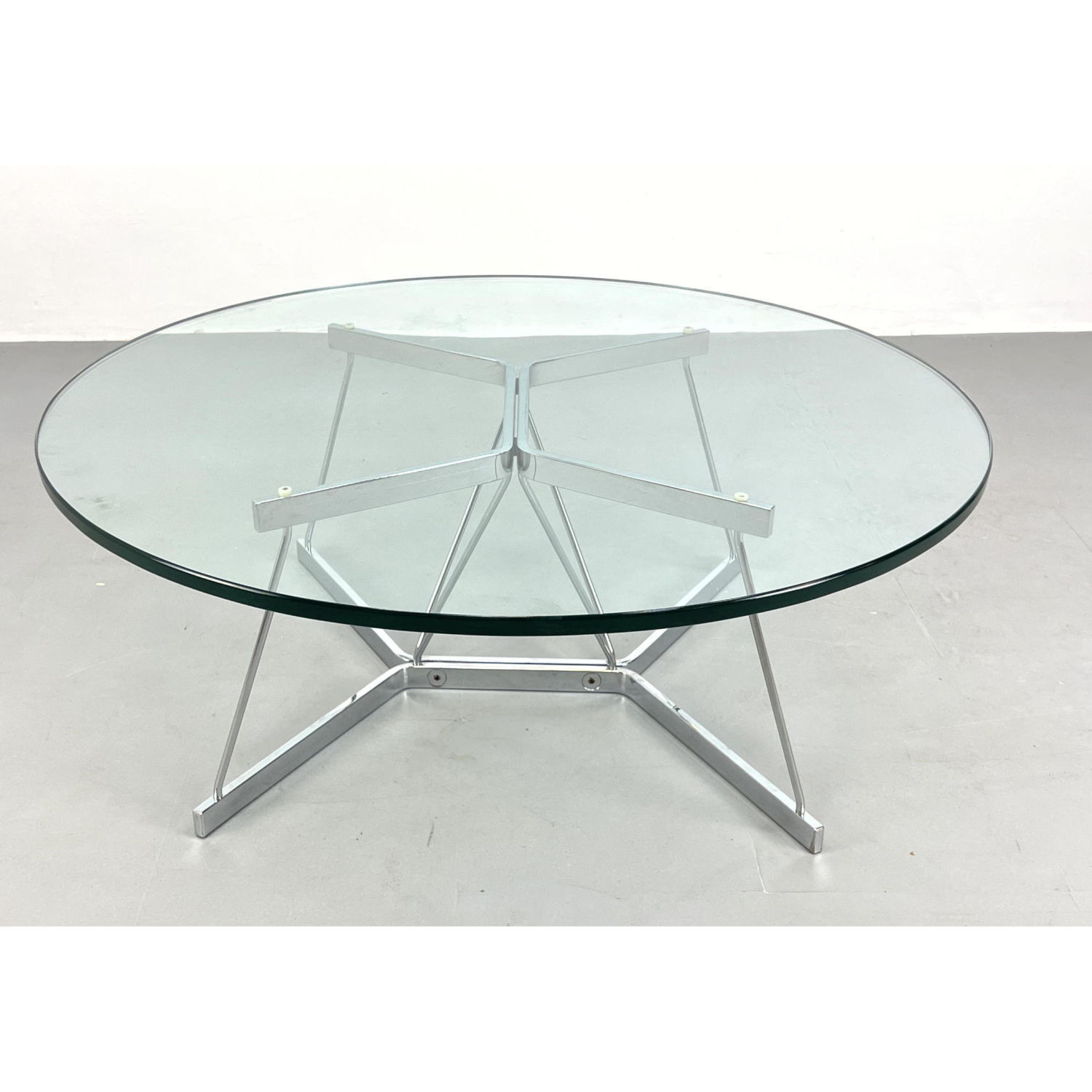 Appraisal: George Nelson Herman Miller Catenary Glass Top Coffee Table Dimensions