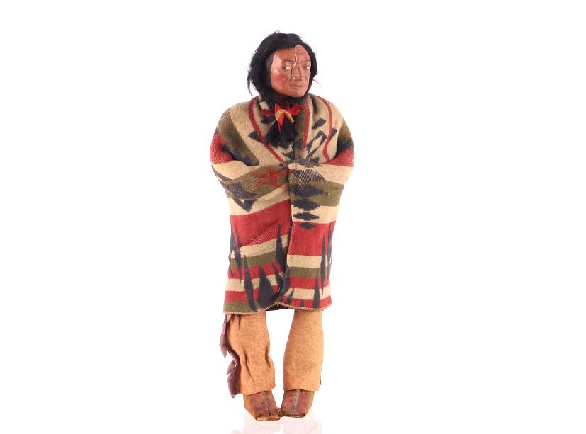 Appraisal: 's Original Skookum Trade Blanket Indian Doll Featured in this