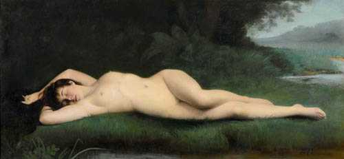 Appraisal: DUMOULIN EMIL Blaisy-Bas - Dijon Large reclining nude Oil on