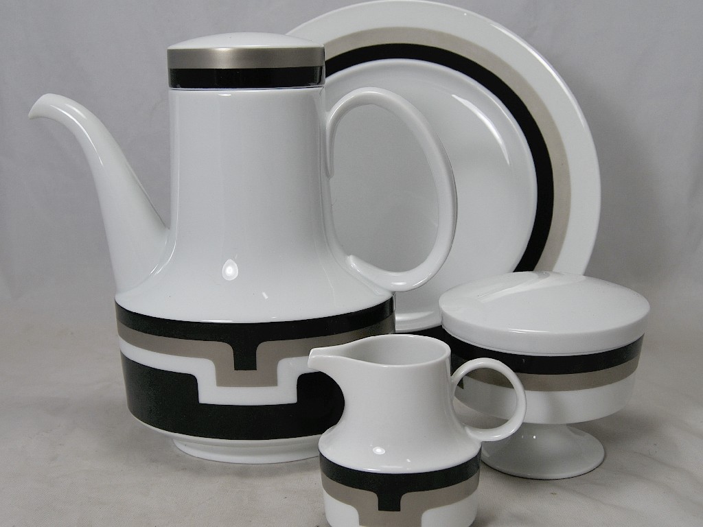 Appraisal: Rosenthal Studio - Line dinner and coffee service decorated in