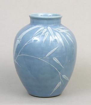 Appraisal: A Large Japanese Studio Vase Dated on verso this tall