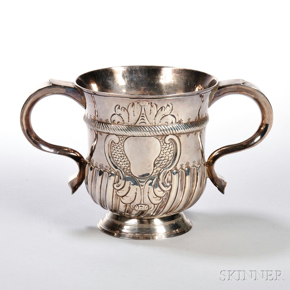 Appraisal: George II Sterling Silver Two-handled Cup London - Henry Brind