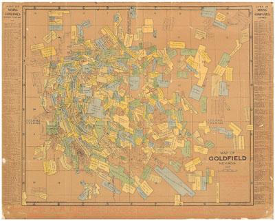 Appraisal: quot Map of Goldfield Nevada quot published by the Clason