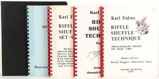 Appraisal: Fulves Karl Riffle Shuffle Magic Books Group of Six Including