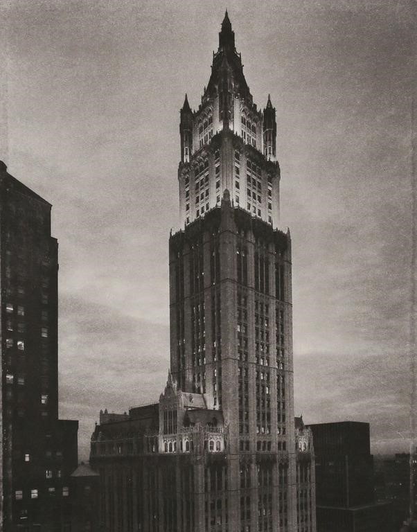 Appraisal: Tom Baril American New York b photogravure on board Woolworth