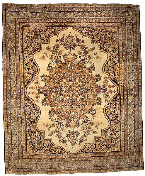 Appraisal: A Kerman carpet South Central Persia circa size approximately ft