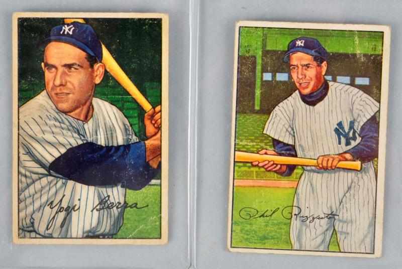 Appraisal: Lot of Bowman Cards Description Includes one Yogi Berra and