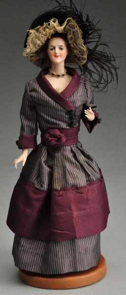 Appraisal: German Bisque Fashion Lady Doll Description Of the type made