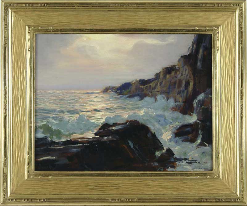 Appraisal: FREDERIC JUDD WAUGH American - AFTERNOON GLOW Oil on masonite