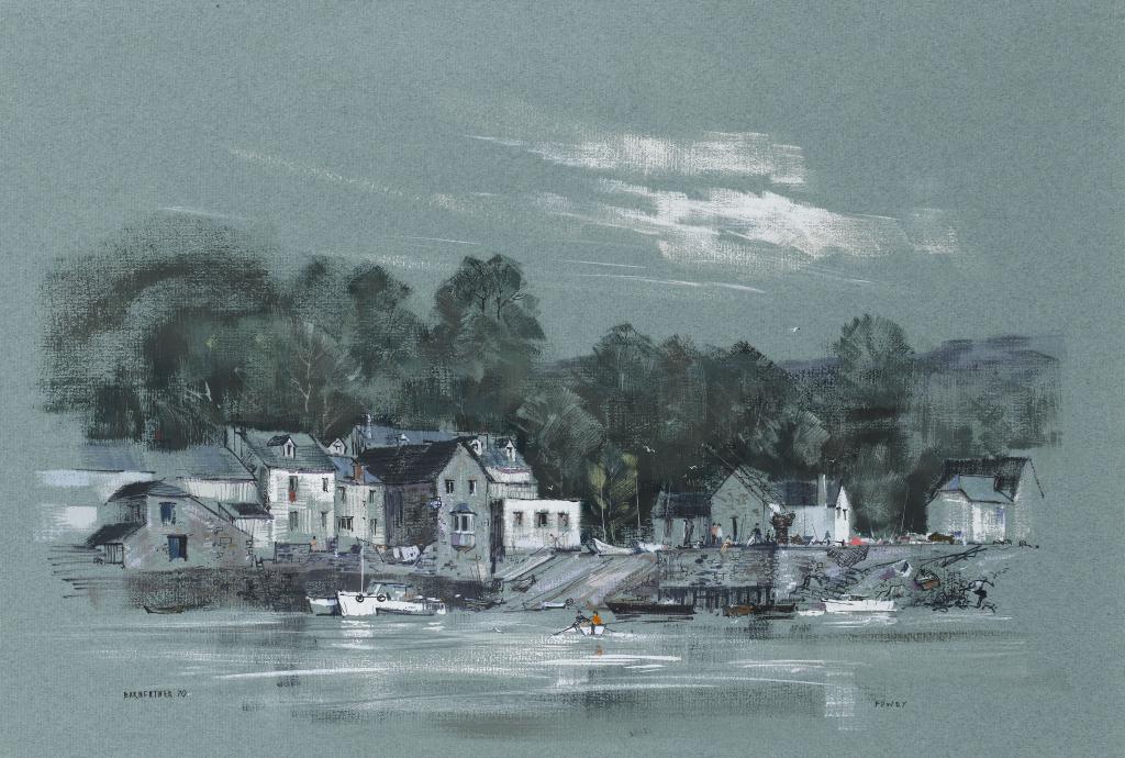 Appraisal: MICHAEL DAVID BARNFATHER - FOWEY signed dated ' and inscribed