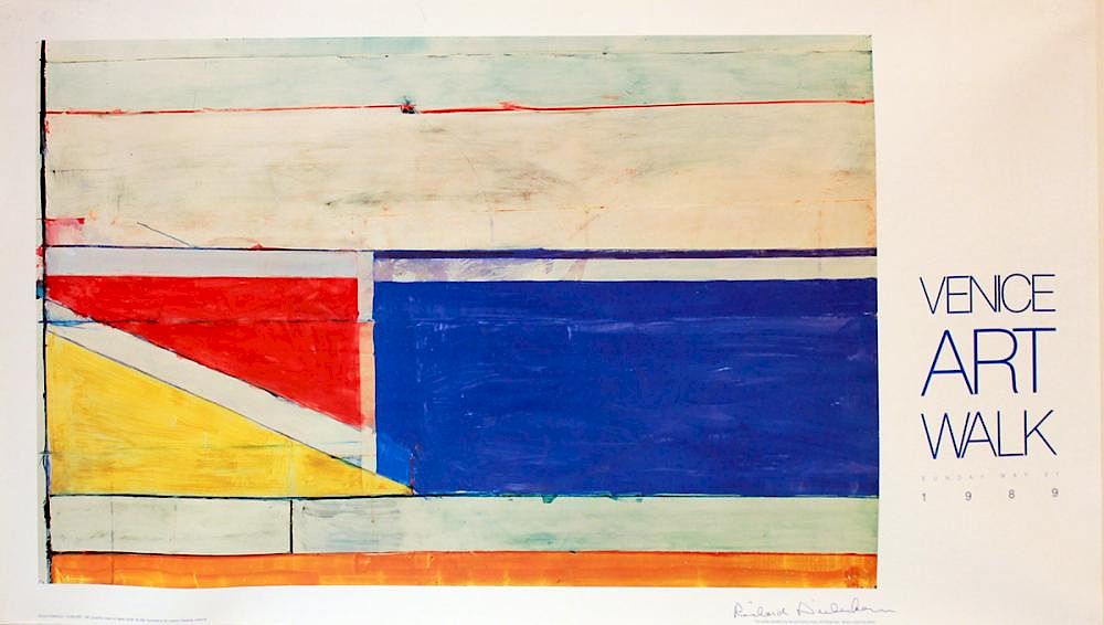 Appraisal: Richard Diebenkorn - Richard Diebenkorn - Untitled Venice Art Walk