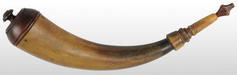 Appraisal: Pennsylvania Powder Horn Description With original screw tip and nice