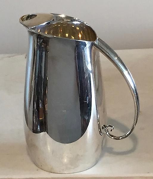 Appraisal: Tiffany Co sterling silver water pitcher Tiffany Co sterling silver