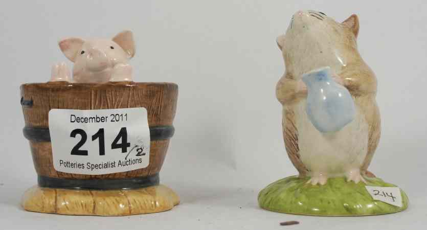 Appraisal: Beswick Beatrix Potter Figure Yock Yock In the Tub and