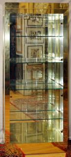 Appraisal: DISPLAY CABINET DISPLAY CABINET H W Mirror back lighted four