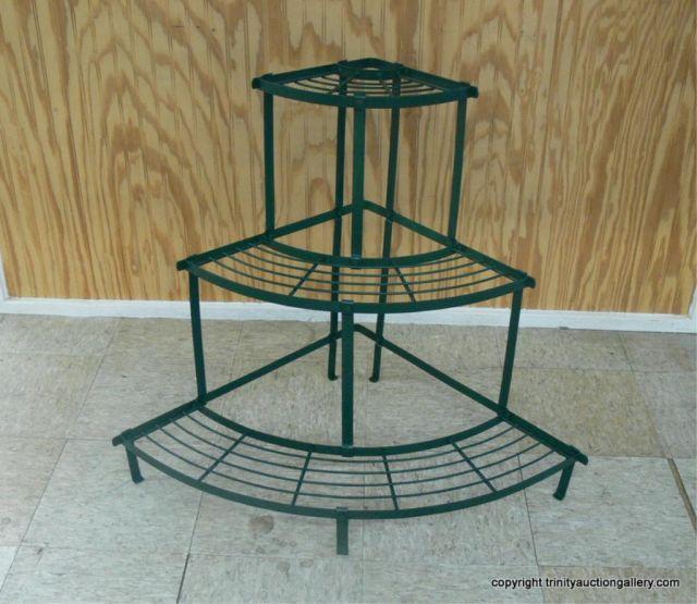 Appraisal: Three Tier Corner Plant Stand - Indoor Outdoor tall x