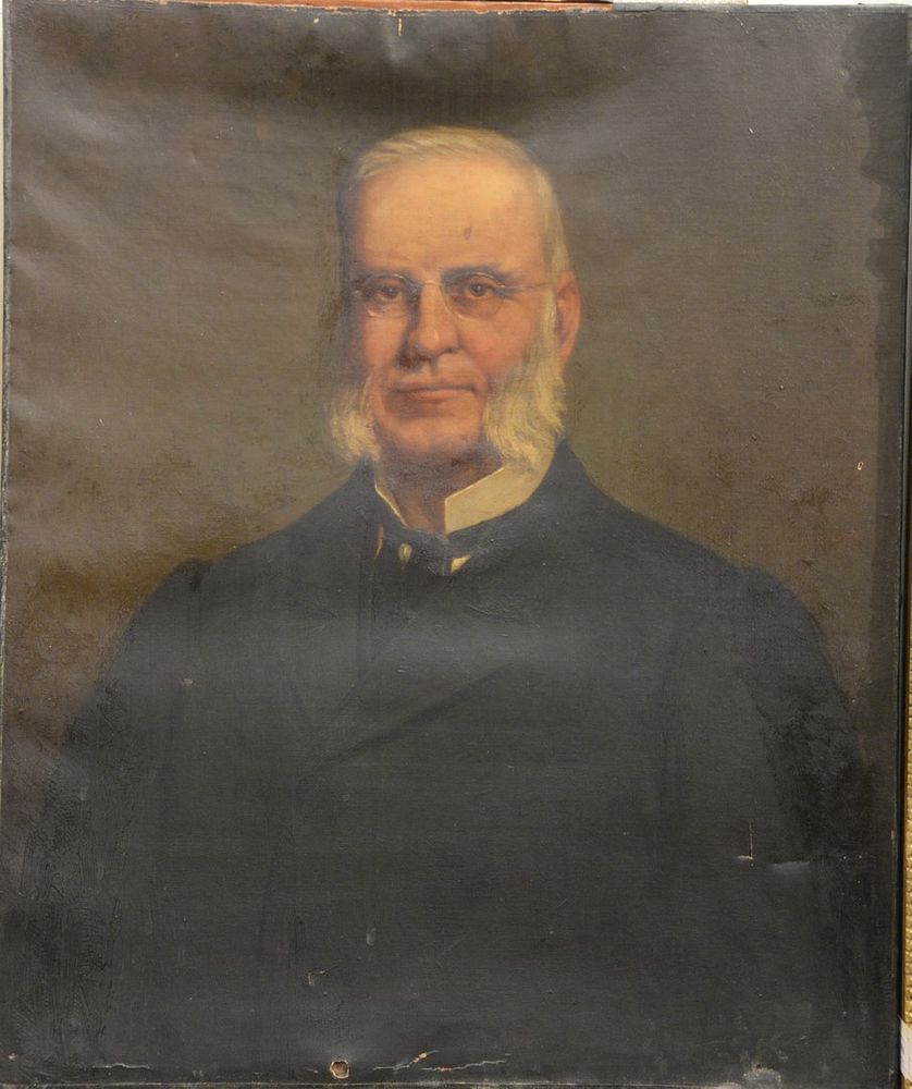 Appraisal: Possibly George Willoughby Maynard American - portrait of Austin Flint