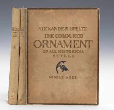 Appraisal: Alexander Speltz The Colored Ornament of All Historical Styles Two