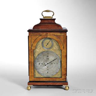 Appraisal: quot Franklin Dial Weight-powered Table Clock Franklin Dial Weight-powered Table