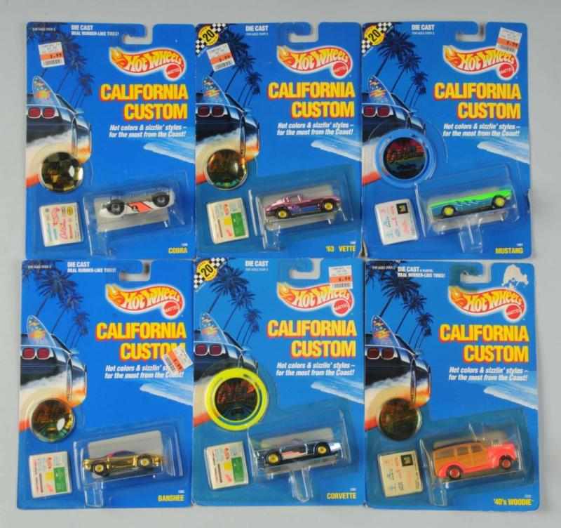 Appraisal: Lot of Mattel Hot Wheels California Custom Cars Description Includes