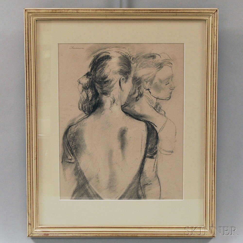 Appraisal: Paul Lewis Clemens American - Backview Signed Clemens l l