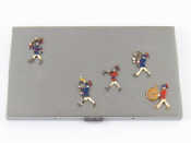 Appraisal: A brushed chrome cigarette case by Volupte U S A