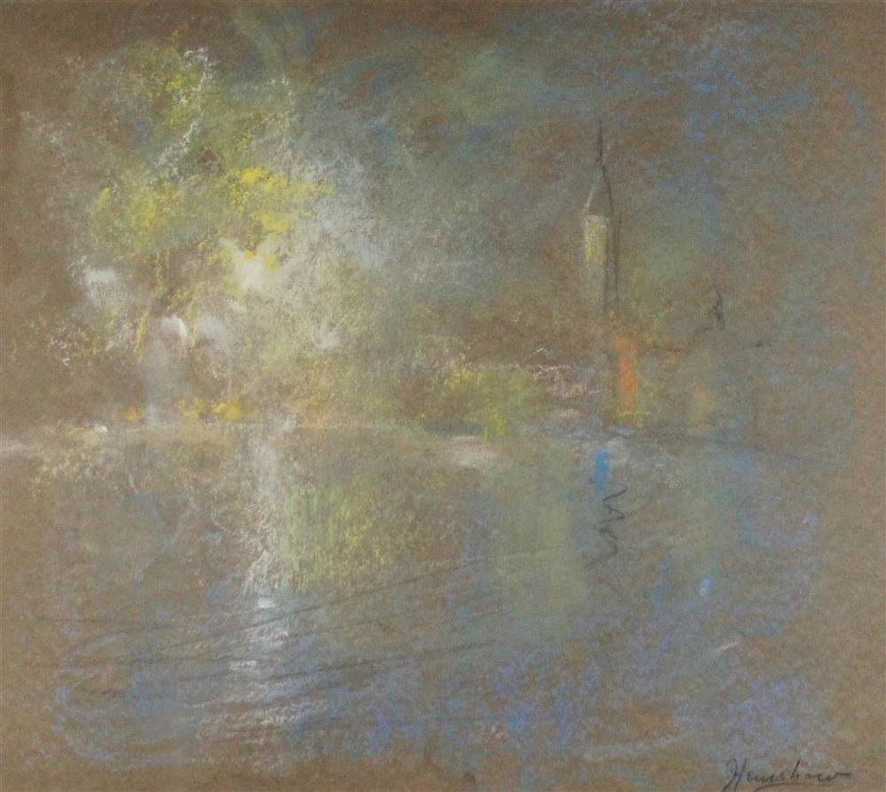 Appraisal: GLENN COOPER HENSHAW AMERICAN - VENICE Pastel x in sight