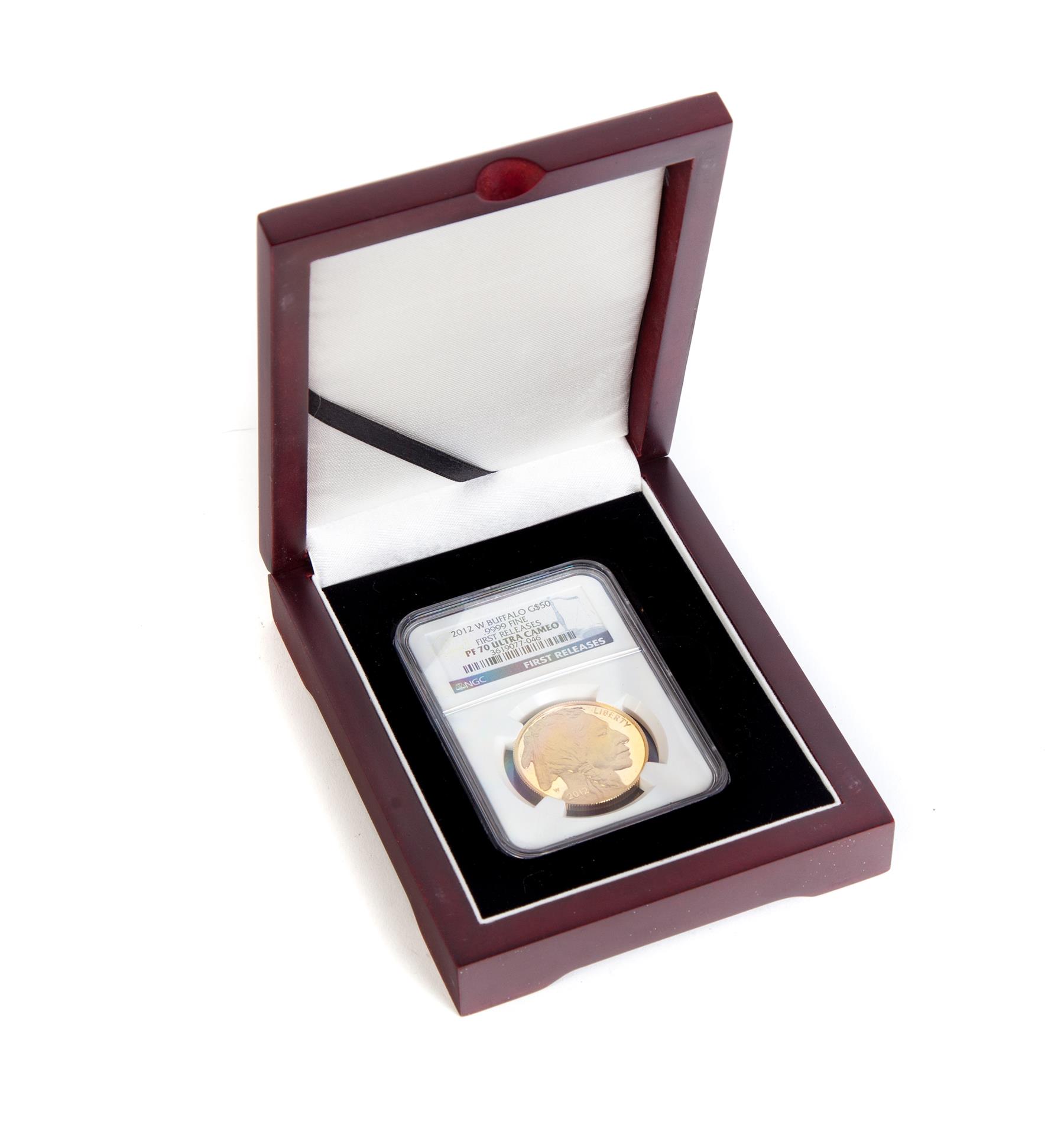 Appraisal: W G ULTRA CAMEO BUFFALO GOLD COIN First Release PF