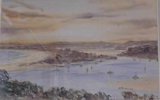 Appraisal: G O BUCHANAN THE INLET WATERCOLOUR