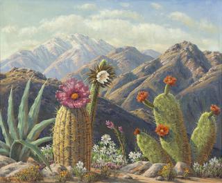 Appraisal: Paul Grimm ''Desert Beauties'' signed lower left Paul Grimm signed