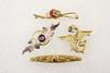 Appraisal: BROOCHES - A collection of four Art Nouveau brooches to