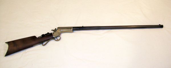 Appraisal: J Stevens Tip-Up Rifle Without forend cal part round part