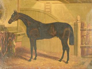 Appraisal: H H Armstead Portrait of a Horse Attr Hugh Henry